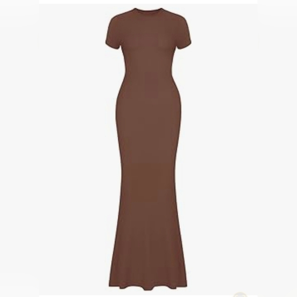 REORIA Crew Neck Lounge Maxi Dress #1029 - Picture 8 of 11